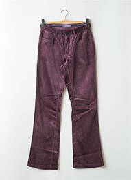 Pantalon evazat elasticitate talie înaltă violet SCHOOL RAG femeie