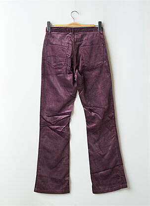 Pantalon evazat elasticitate talie înaltă violet SCHOOL RAG femeie
