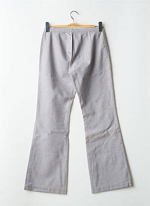 Pantalon evazat talie cu cleme talie înaltă gri SCHOOL RAG femeie
