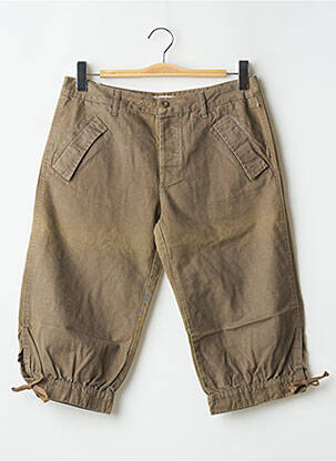 Pantalon 7/8 țesătură poplin mărime normală verde SCHOOL RAG femeie
