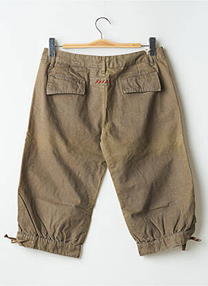 Pantalon 7/8 țesătură poplin mărime normală verde SCHOOL RAG femeie