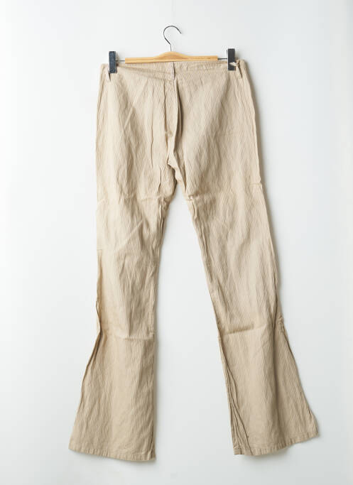 Pantalon evazat bej SCHOOL RAG femeie