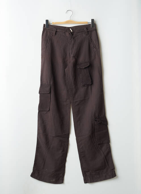 Pantalon cargo maro SCHOOL RAG femeie
