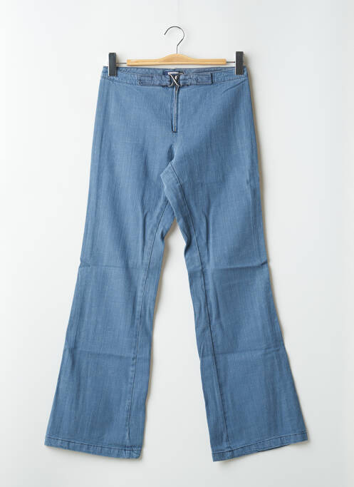 Blugi cu croială evazată albastru SCHOOL RAG femeie