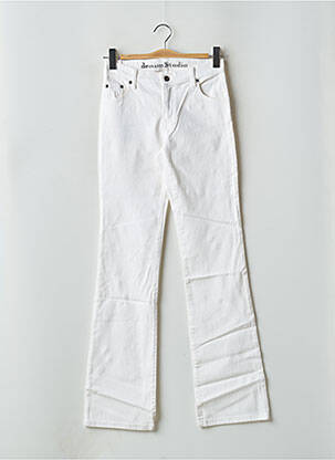 Blugi cu croială evazată bej DENIM STUDIO femeie