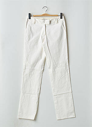 Pantalon chino țesătură poplin mărime normală bej PABLO GERARD DAREL femeie