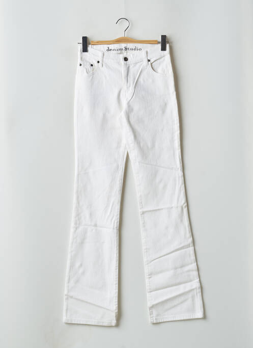 Blugi cu croială evazată bej DENIM STUDIO femeie