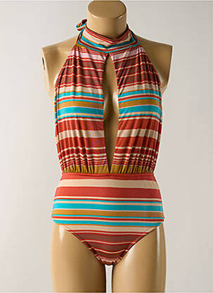 Costum de baie dintr-o singură piesă portocaliu SALINAS femeie