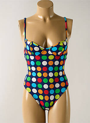 Costum de baie dintr-o singură piesă albastru SALINAS femeie