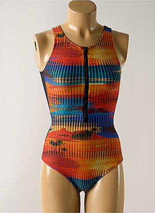 Costum de baie dintr-o singură piesă portocaliu SALINAS femeie