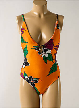 Costum de baie dintr-o singură piesă portocaliu SALINAS femeie