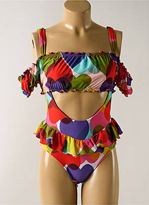 Costum de baie din două piese elasticitate top bentiță violet SALINAS femeie