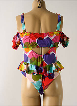 Costum de baie din două piese elasticitate top bentiță violet SALINAS femeie
