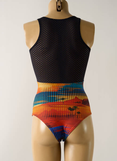 Costum de baie dintr-o singură piesă portocaliu SALINAS femeie