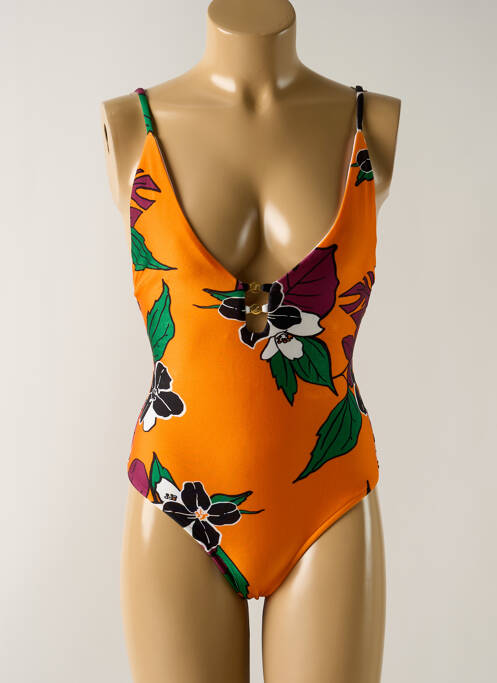 Costum de baie dintr-o singură piesă portocaliu SALINAS femeie