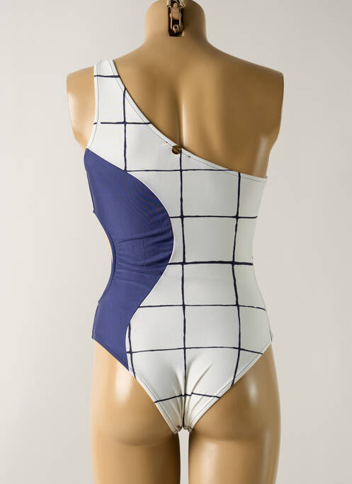 Costum de baie dintr-o singură piesă alb SALINAS femeie