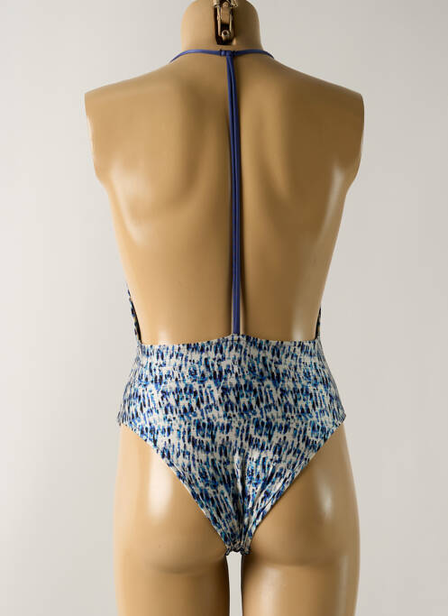 Costum de baie dintr-o singură piesă albastru SALINAS femeie