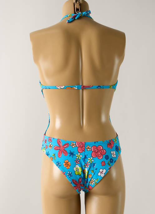 Costum de baie dintr-o singură piesă albastru SALINAS femeie