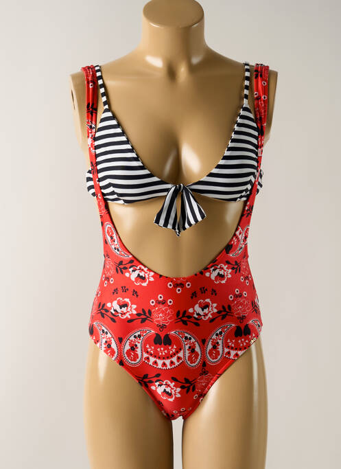 Costum de baie din două piese roșu SALINAS femeie