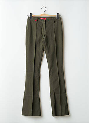 Pantalon evazat verde MISS SIXTY femeie