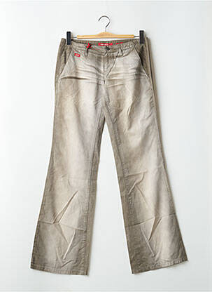 Pantalon drept bej MISS SIXTY femeie