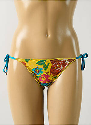 Chiloți de baie galben SALINAS femeie