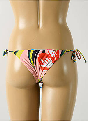 Chiloți de baie imprimeu tie and dye bikini roz SALINAS femeie