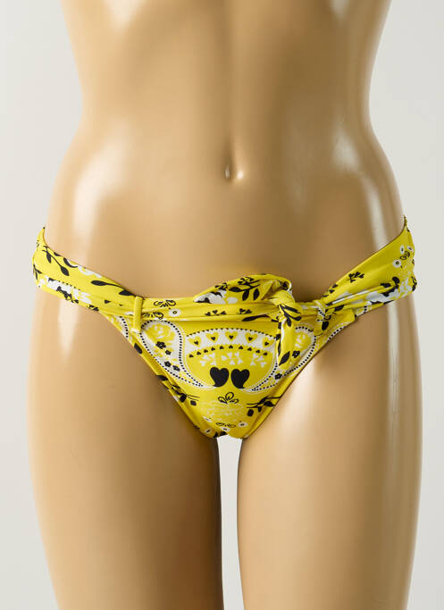 Chiloți de baie galben SALINAS femeie