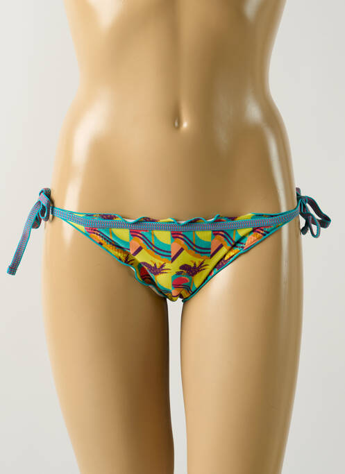 Chiloți de baie galben SALINAS femeie