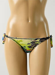 Chiloți de baie imprimeu tie and dye bikini verde SALINAS femeie