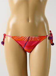 Chiloți de baie imprimeu tie and dye bikini roz SALINAS femeie