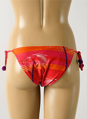 Chiloți de baie imprimeu tie and dye bikini roz SALINAS femeie