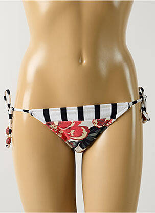 Chiloți de baie alb SALINAS femeie