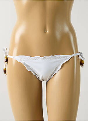 Chiloți de baie alb SALINAS femeie