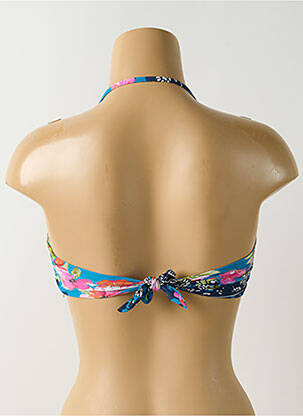 Sutien de costum de baie elasticitate top sutien modelat albastru SALINAS femeie