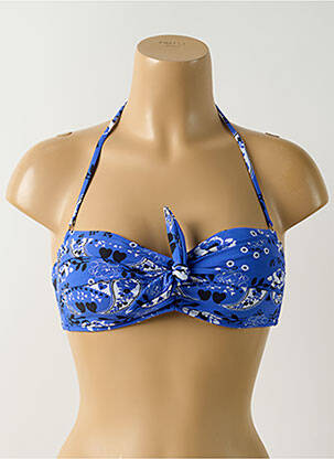 Sutien de costum de baie albastru SALINAS femeie