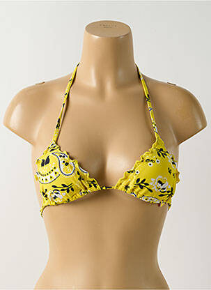 Sutien de costum de baie galben SALINAS femeie