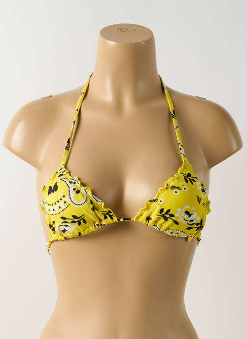 Sutien de costum de baie galben SALINAS femeie