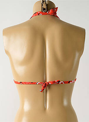 Sutien de costum de baie elasticitate top triunghiuri portocalie SALINAS femeie