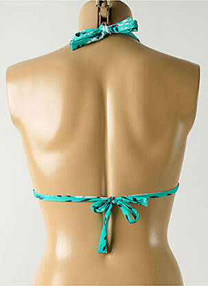 Sutien de costum de baie elasticitate top triunghiuri verde SALINAS femeie