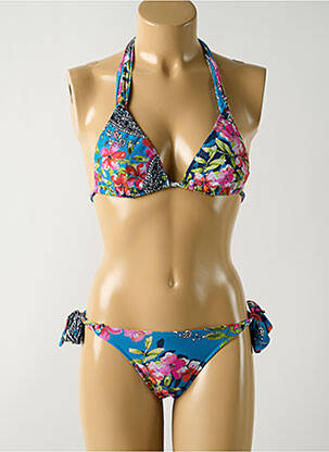 Costum de baie din două piese albastru SALINAS femeie