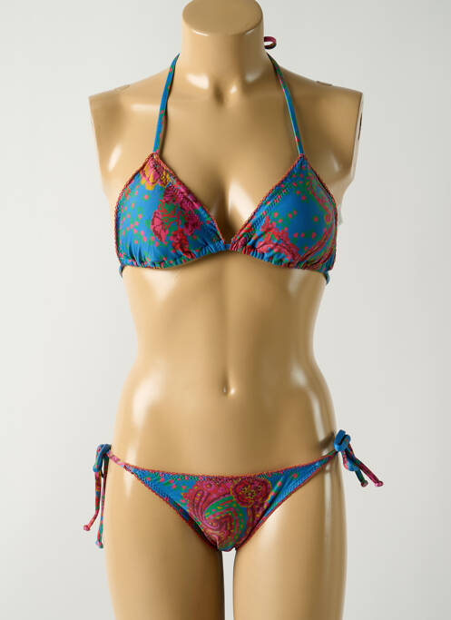 Costum de baie din două piese albastru SALINAS femeie