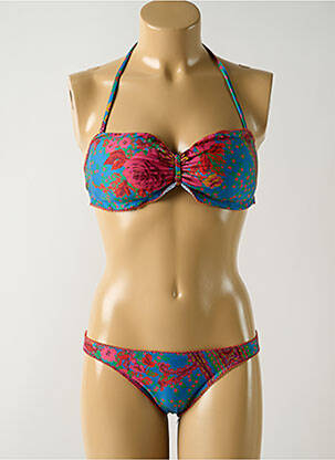 Costum de baie din două piese albastru SALINAS femeie