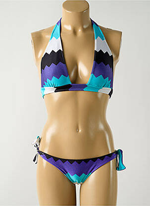 Costum de baie din două piese albastru SALINAS femeie