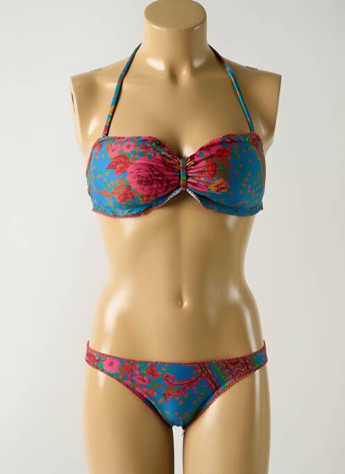 Costum de baie din două piese albastru SALINAS femeie