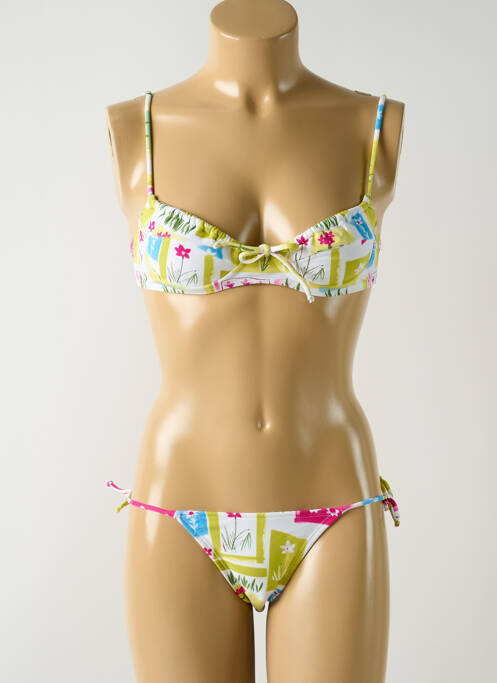 Costum de baie din două piese verde SALINAS femeie