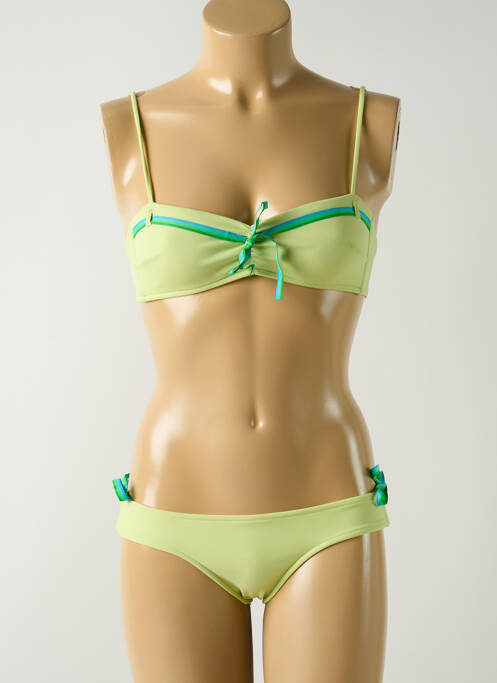 Costum de baie din două piese verde SALINAS femeie