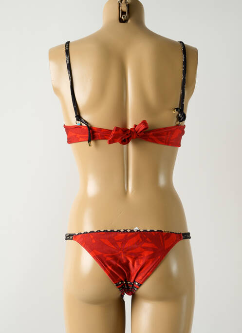 Costum de baie din două piese roșu SALINAS femeie