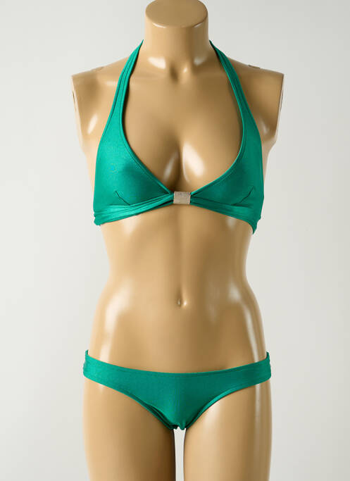 Costum de baie din două piese verde SALINAS femeie