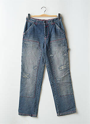 Blugi cu croială dreaptă albastru TWO ANGLE femeie